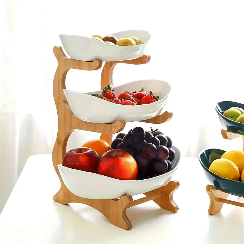 2 3 tier luxury elegant fruit stand double layer fruit bowl - Temu