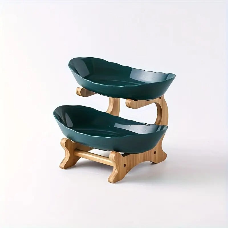 2 3 tier luxury elegant fruit stand double layer fruit bowl - Temu