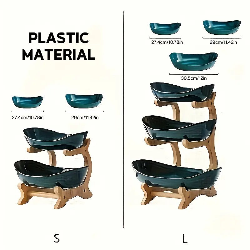 2 3 tier luxury elegant fruit stand double layer fruit bowl - Temu