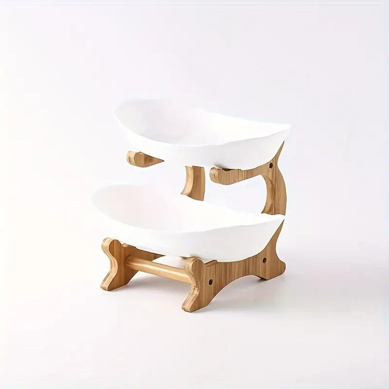 2 3 tier luxury elegant fruit stand double layer fruit bowl - Temu