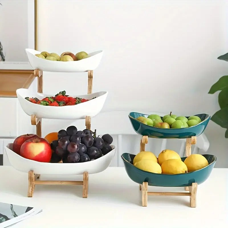 2 3 tier luxury elegant fruit stand double layer fruit bowl - Temu