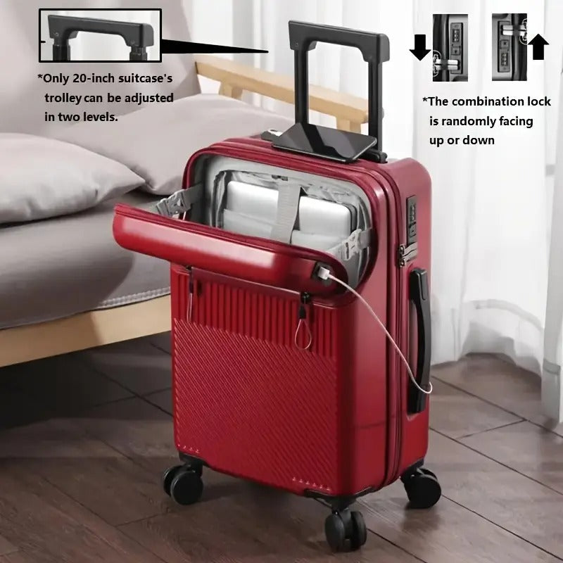 1pc 20 inch luggage travel function boarding case luggage - Temu